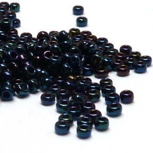 Miyuki 8/0 seedbead ”452” Metallic Dark Blue Iris 10 gr