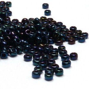 Miyuki 11/0 seedbead ”452” Metallic Dark Blue Iris 10 gr