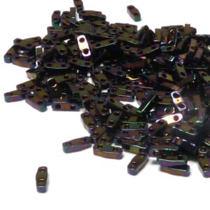 Quarter Tila Bead ”QTL454” Metallic Purple Iris 5*1,2*1,9 mm