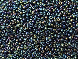 Miyuki 11/0 seedbead ”455” Metallic Variegated Blue Iris 10gr