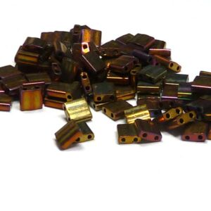 Tila Bead ”TL462” Metallic Gold Iris 5*5*1,9 mm 5 gr