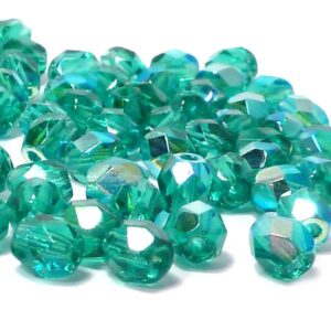 Emerald AB ”50720-28701” firepolish facetterad pärla 4 mm 100 st