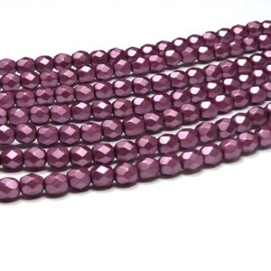 Alabaster Pastel Burgundy ”25031” 2 mm 100 st