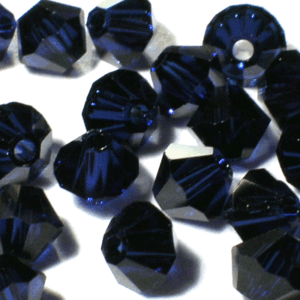 5301 Dark Indigo swarovskibicone 4 mm