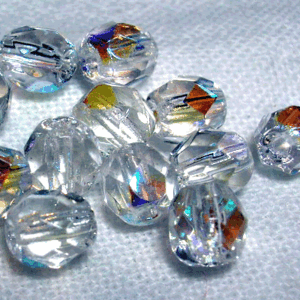 Crystal AB ”00030-28701”  facetterad firepolished 3 mm, 100 st
