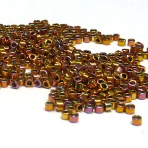 Delica 11/0 ”DB507” Pink Gold Iris 24 karat 5 gr