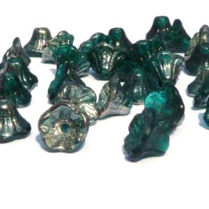 Emerald Chrome ”50740-27401” Flower Cup Bead 7*5 mm, 25 st