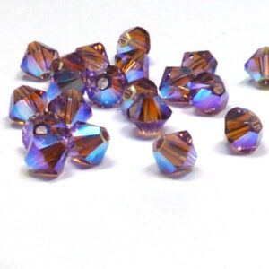 5328 Swarovski Xilion bicone Iris ABx2 4 mm, 20 st