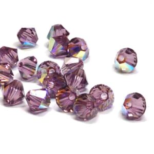 5328 Swarovski Xilion bicone Iris AB 4 mm, 20 st