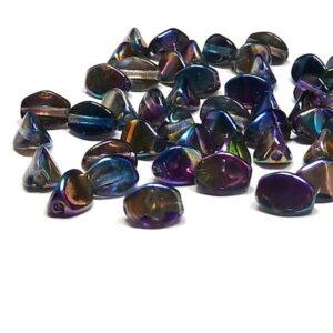Pinch beads Crystal Magic Blue ”00030-95100” 5*3 mm, 50 st