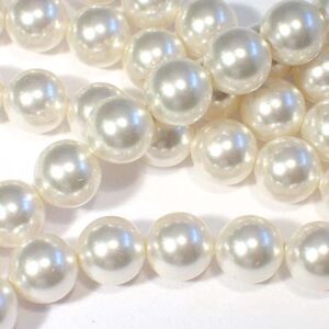 5810 White Swarovski kristallpärla 6 mm