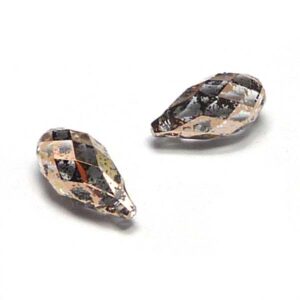 6010 Swarovski Briolette Pendant ”Crystal Rose Patina” 11*5,5 mm