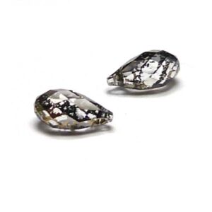 6010 Swarovski Briolette Pendant ”Crystal Gold Patina” 11*5,5 mm