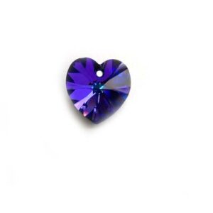 6228 Swarovski Xilion Heart Crystal Heliotrope 18*17,5 mm