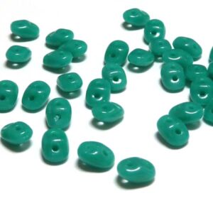 Superduo ”63130” Green Turquoise – Jade 10 gr