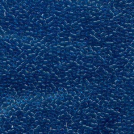 Delica 11/0 ”DB714” Transparent Dark Capri Blue 5 gr