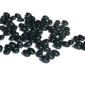 Superduo ”79052” Pastel Dark  Green, 10 gr