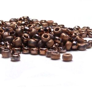 Tjeckisk seedbead 8/0 ”00030-27180E” Crystal Etched Capri Gold F