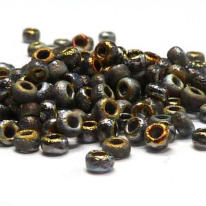 Tjeckisk seedbead 8/0 ”00030-28083e” Crystal Etched Marea Full 1