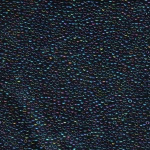 Miyuki 15/0 seedbead ”452” Metallic Blue Iris, 10 gr