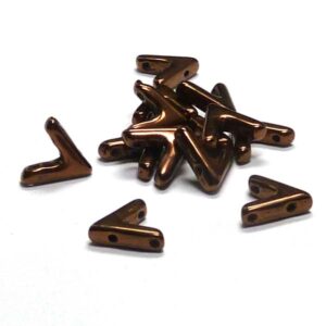AVA® bead ”23980-14415” Jet Bronze, 10*4 mm, 5 st