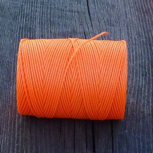 C-Lon bead cord – neonorange, 0,5 mm, ca 80 meter