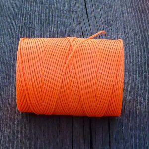 C-Lon bead cord – neonorange, 0,5 mm, ca 80 meter