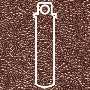 Delica 11/0 ”DB040” Bright Copper Plated 5 gr