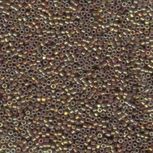 Delica 11/0 ”DB1010” Metallic earth batik luster 5 gr