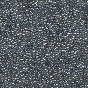Delica 11/0 ”DB114” Transparant Silver Grey Lined 5 gr