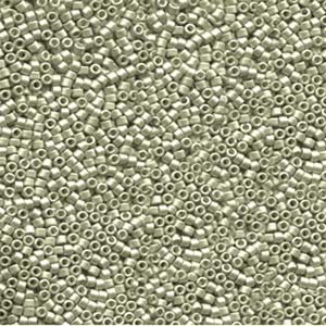 Delica 11/0 ”DB1181” Galvanized Semifrosted Aloe 5 gr