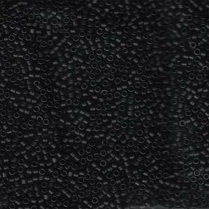 Delica 11/0 ”DB310” Black Matted 50 gr