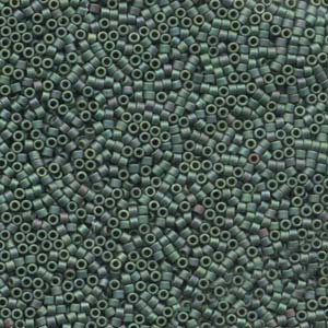 Delica 11/0 ”DB373” Matt Metallic Leaf green 5 gr