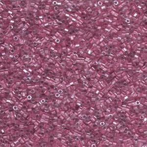 Delica 11/0 Hexcut ”DBC902” Sparkling Rose Lined Crystal 5 gr