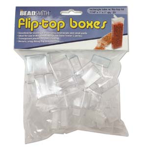 Flip-top boxes ”1” förvaringsburk 25*26*12 mm 20st