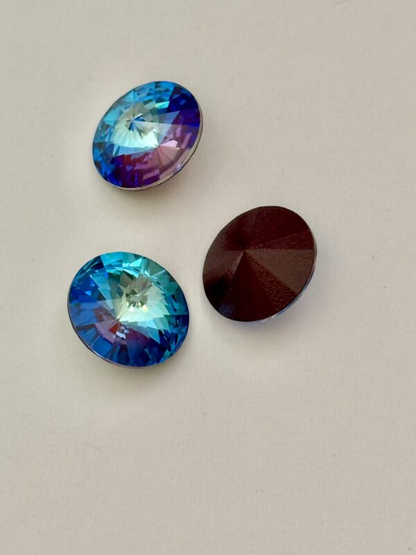 1122 Swarovski Rivoli Crystal Burgundy DeLite 12 mm