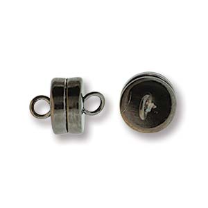 Magnetlås nr 3 platt med öglor – gunmetal 7 mm