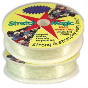 Stretch Magic elastisk tråd klar 0,7 mm, 5 m