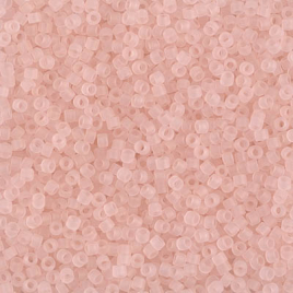 Delica 11/0 ”DB1263” Matted Transparent Pink Mist 5 gr