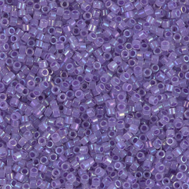Delica 11/0 ”DB1753” Sparkling Purple Lined Opal AB 5 gr
