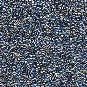 Delica 11/0 ”DB545” Palladium Silver Blue Gold Iris 5 gr