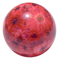 Cerise photobead av resin, 25 mm