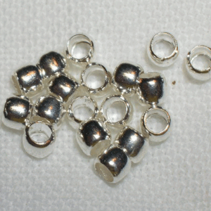 Klämpärla 1,5 mm, silverfärgad 50 st