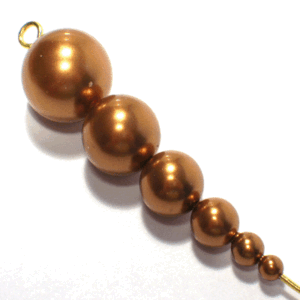 5810 Copper Swarovski kristallpärla 10 mm