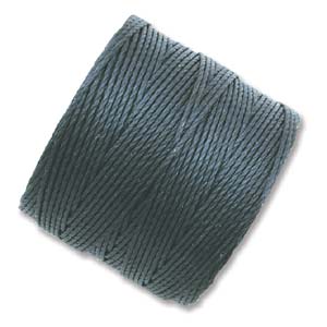 Dark teal – mörkgrön Bead/Mac cord superlon, S-lon, makramé