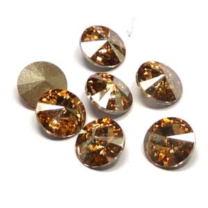1122 Swarovski Xirius Rivoli SS39 ”Crystal Golden Shadow” ca 8 m