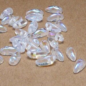 Chilli Bead ”00030-28701” Crystal AB, 4*11 mm 50 st