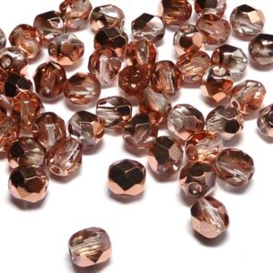 Crystal Capri Gold firepolish ”00030-27101” 6 mm, 50 st
