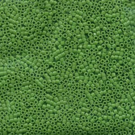 Delica 11/0 ”DB724” Opaque Pea Green 5 gr