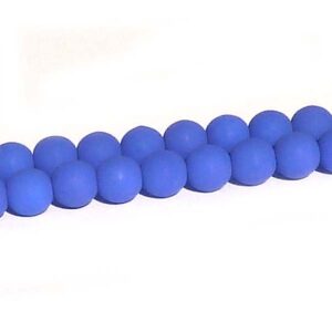 Druks 6 mm – dark neon ocean blue ”25126” 50 st
